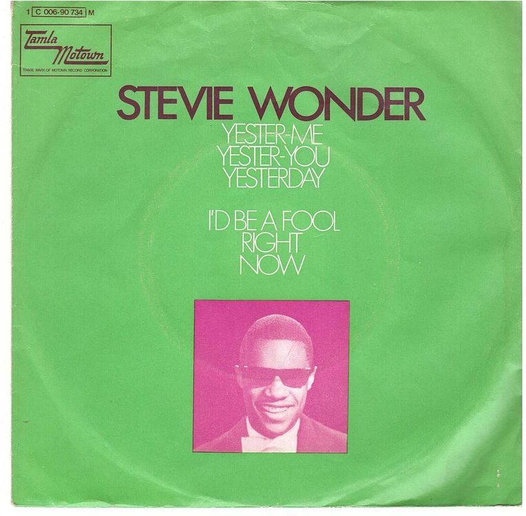 Schallplatten: Stevie Wonder  --  Yester-Me Single7 – Gebraucht aus Rheinau von thespecials