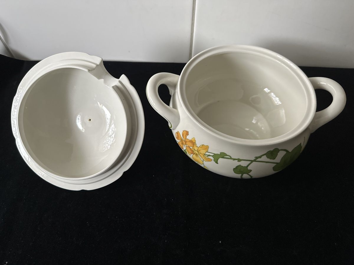 Villeroy & Boch Ciotole: Villeroy & Boch Suppenterrine Geranium – Usato da Zürich venduto da Chaeffeler 1