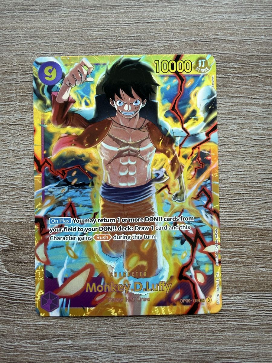 Cartoline: One Piece Card Game Monkey D. Luffy OP09 SEC Alt Art – Nuovo e nell'imballaggio originale da Benglen venduto da gab_y8s2 2