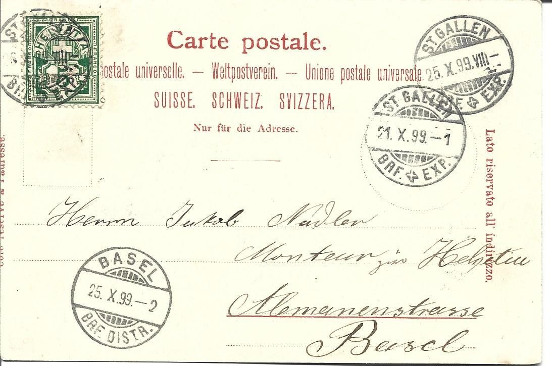 Cartes postales: AK  St.Gallen – D'occasion à Appenzell par mai25 1