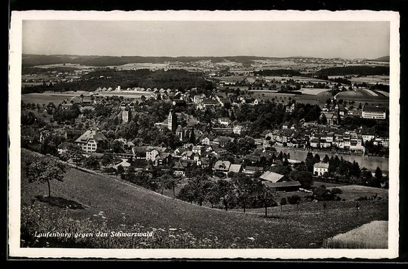 Cartoline postali: Laufenburg, Teilansicht gegen den Schwar – Usato da Berlin venduto da bartko-reher