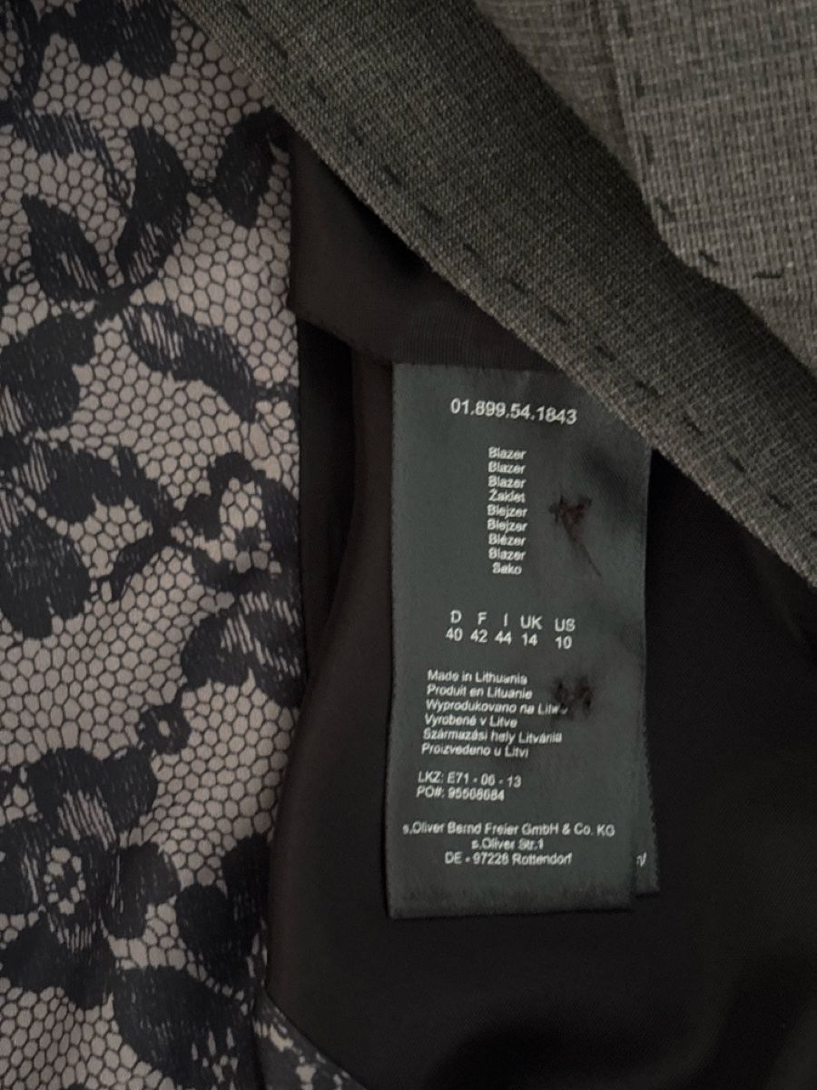 S.Oliver Giacche: Elegante Damen Blazer von s.Oliver Selection, Gr. 40 – Nuovo (secondo la descrizione) da Rothenburg venduto da Momo1302 4