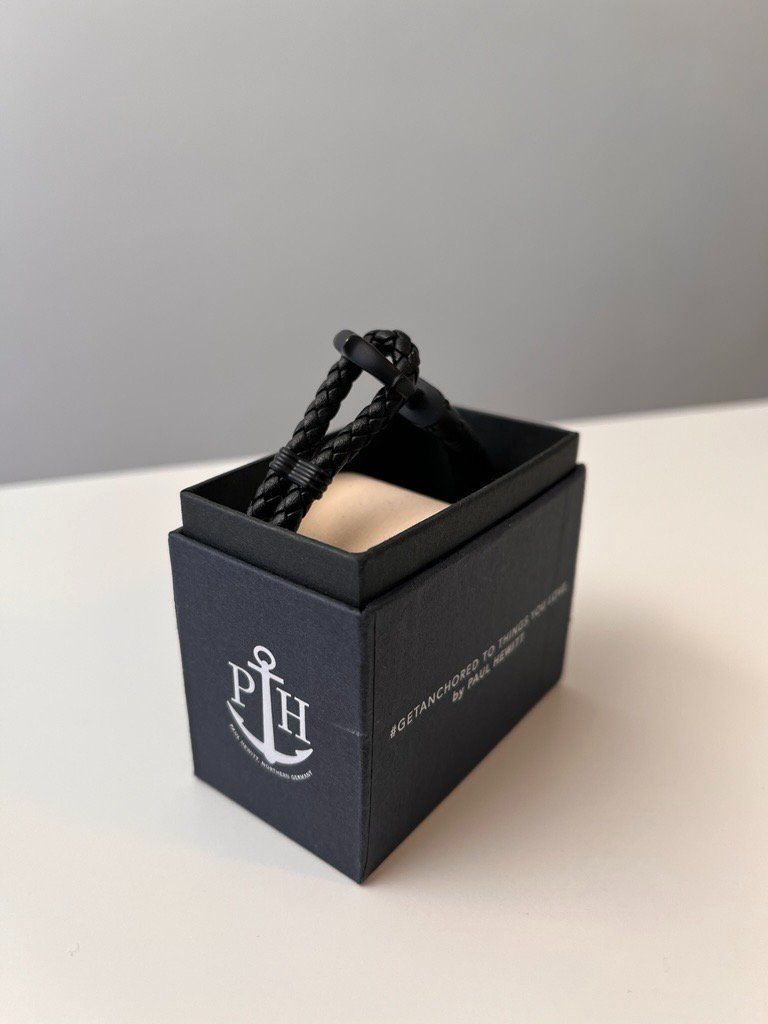 Paul Hewitt Bracciali & Braccialetti: Paul Hewitt - Ankerarmband Leder Schwarz – Nuovo (secondo la descrizione) da Bülach venduto da jul_yzz9 2