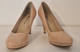 hellbeige Tamaris Pumps, Grösse 41