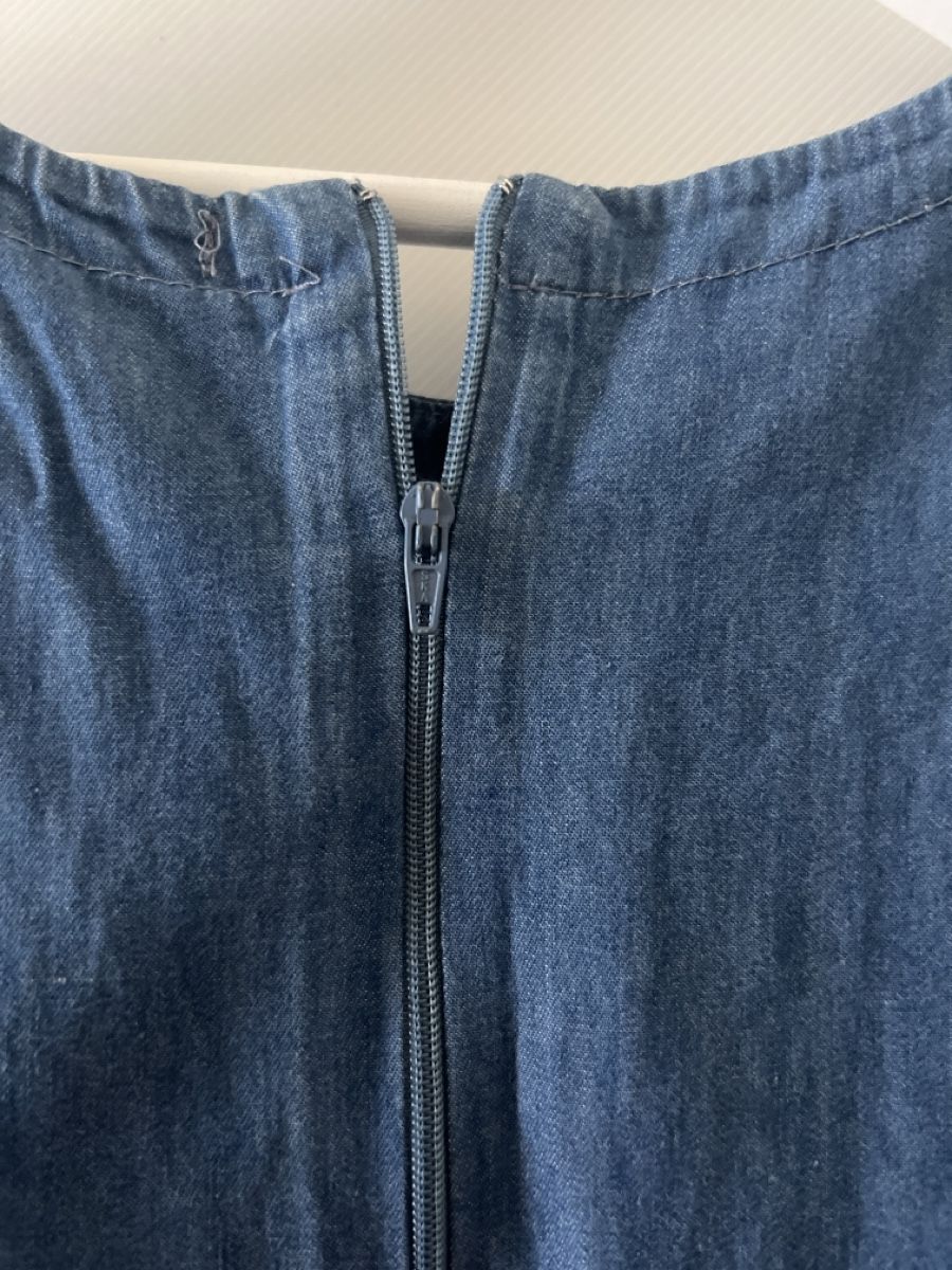 Vestiti & Gonne: Sommerkleid Mädchen Jeans und Blumen – Usato da Thun venduto da Siladi 2