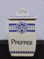 Vintage Vorratsdose PFEFFER Dose Vorratsbehälter Keramik