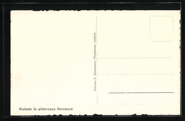 Cartoline postali: Sonogno, Valle Redorta, Ortsansicht mit  – Usato da Berlin venduto da bartko-reher 1