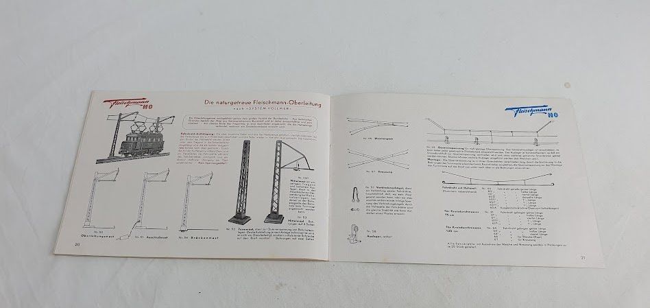 Fleischmann Modellini di ferrovie: Fleischmann H0 Katalog 1952 Deutsch/Schweiz – Usato da Seon venduto da voAllBah 5