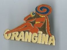 Plaketten & Abzeichen: Orangina Pin – Neu und originalverpackt aus Zürich von t24_de
