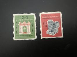 Deutsche Post  1953 Mi. Nr. 171-72  *  mit Erstfalz (4917)