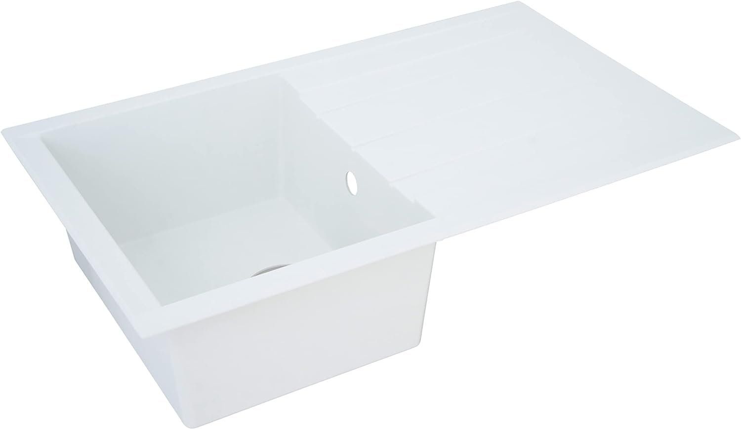 Spülbecken & Waschbecken: Respekta Houston weiß 80x50cm – Neu und originalverpackt aus Bottighofen von zaap 7