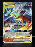 Pokemon Karte Reshiram & Glurak GX TAG TEAM 20/214