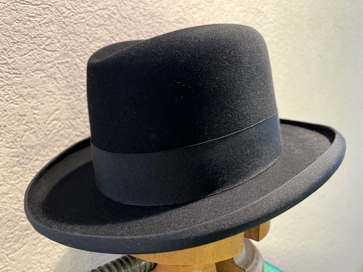 Copricapi, berretti & cappellini: Homburger Herren Hut schwarz – Usato da Reiden venduto da HerrJacques 3