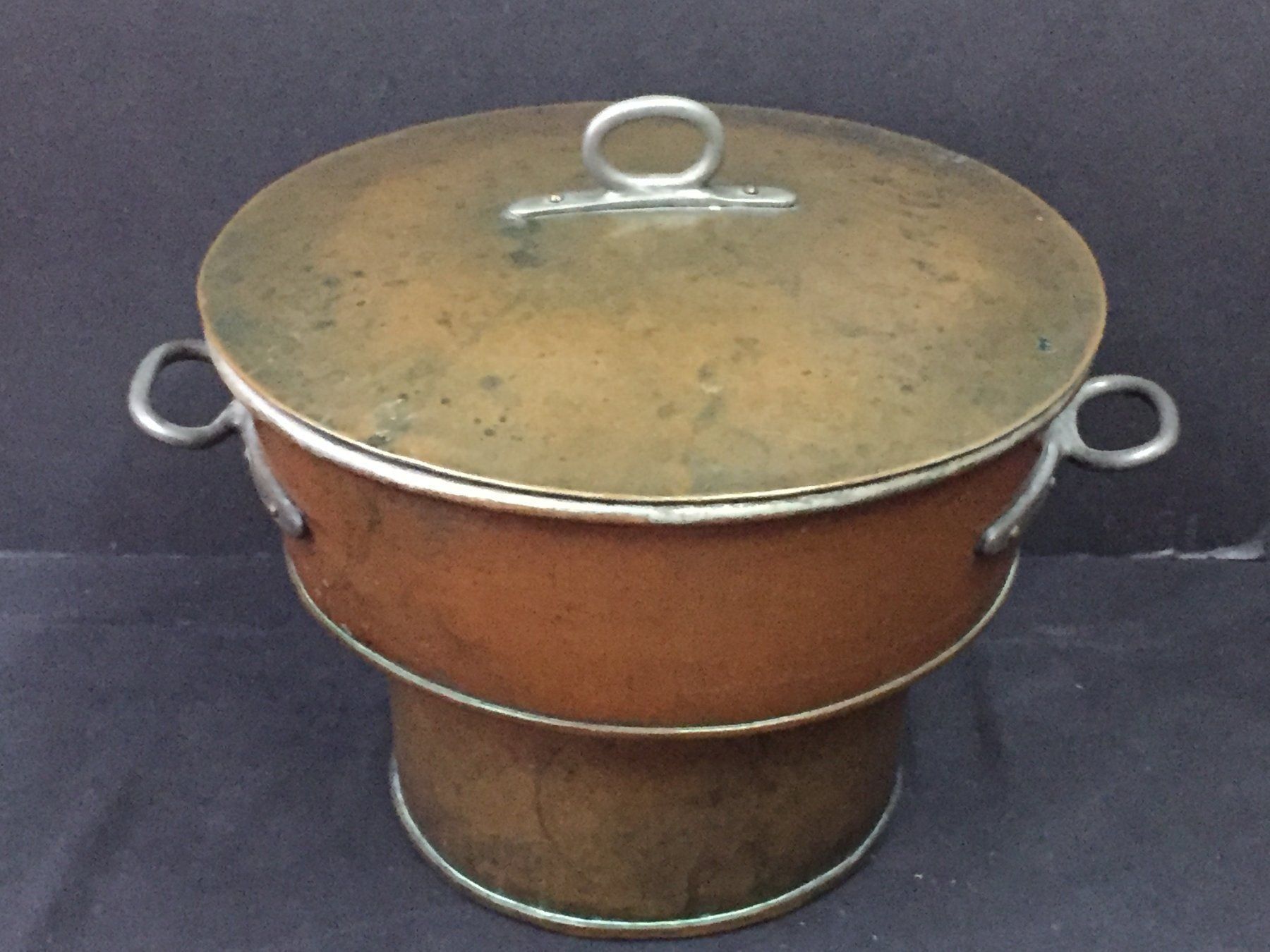 Pentole: Antiker Kessel / Topf aus Kupfer – Usato da Schaffhausen venduto da vintageville 3