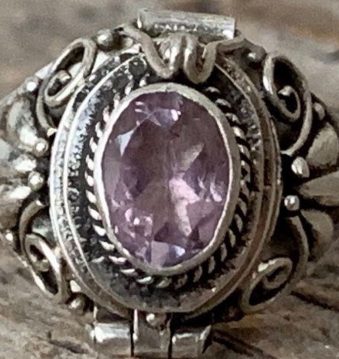 Anelli: Poison Ring  * Silber & Amethyst – Usato da Quinto venduto da Arpe11 1