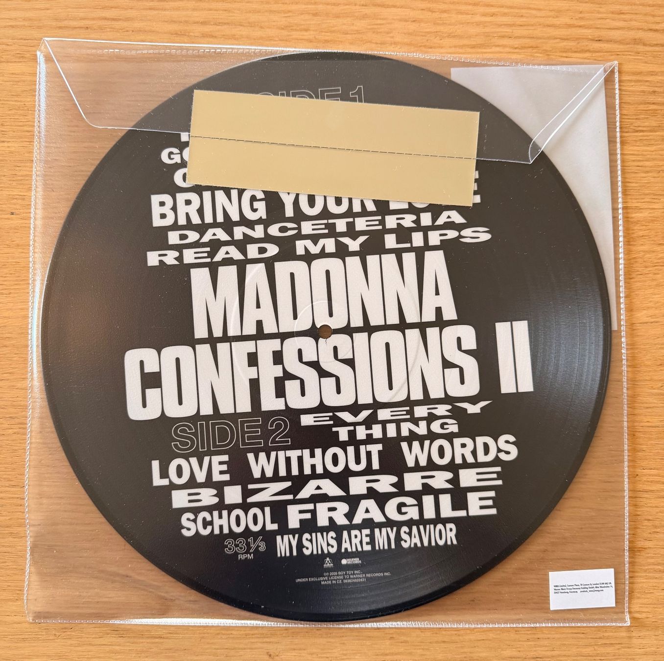Schallplatten: MADONNA CONFESSIONS II Picture disc – Neu und originalverpackt aus Lausanne von davzic 2