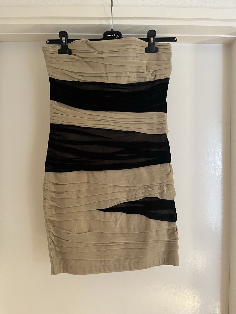 Vestiti: Tubino Rinascimento beige e nero – Usato da Cama venduto da lar_2rh9