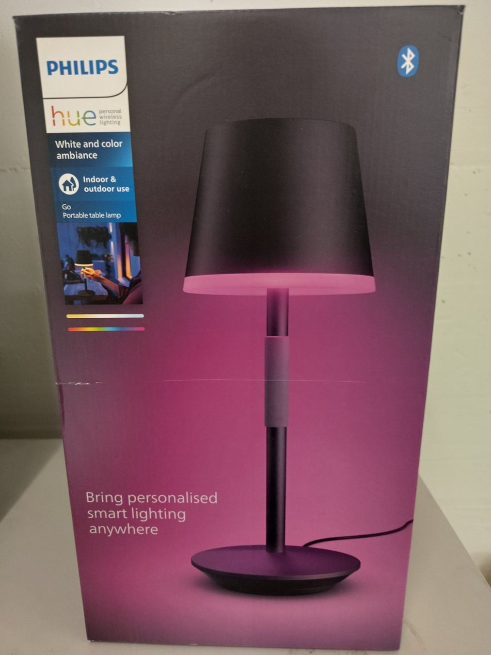 Philips Lampes: Philips - Hue Tragbare Tischleuchte - Schwarz – Neuf avec emballage d'origine à Dällikon par Retouren_Resale
