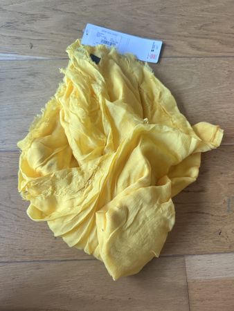 Mountain Force Seidenschal Gelb Neu mit Etikett Sommer ☀️