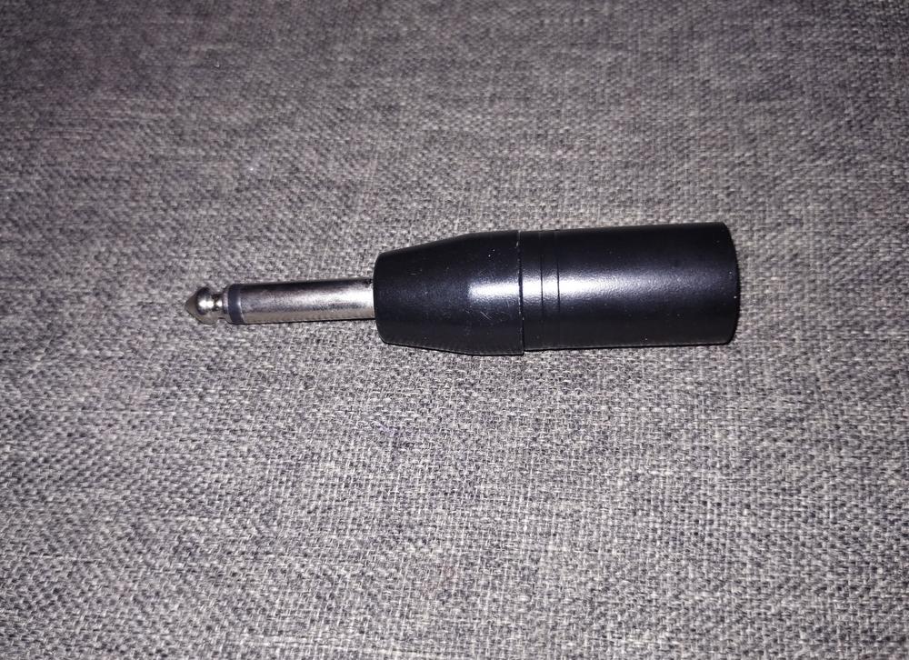 Adapter von 6,35-mm-Klinke auf 3-poligen XLR (4 Stück) (Neu und ...