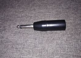 Adapter von 6,35-mm-Klinke auf 3-poligen XLR (4 Stück)