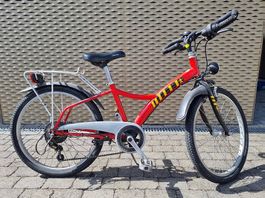 VILLIGER Kindervelo rot 22"
