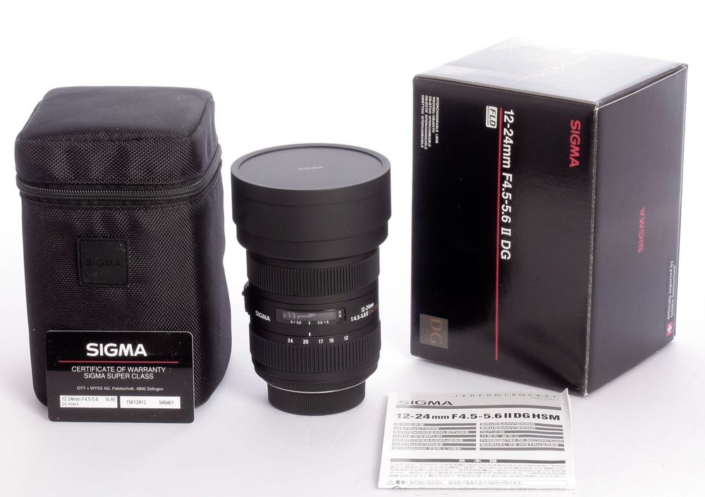 Sigma Zoom 12-24mm f/4.5-5.6 II DG HSM pour Nikon | Acheter sur ...