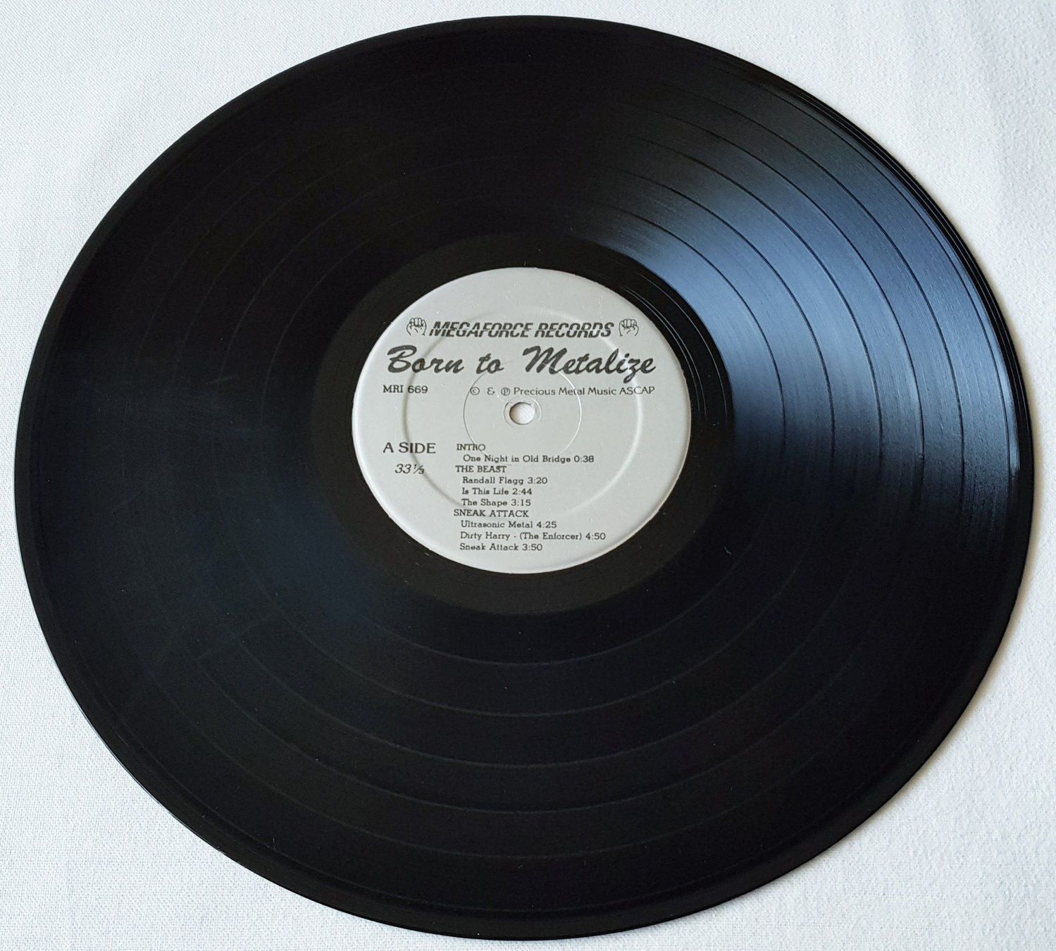 Dischi in vinile: Born To Metalize - LP - 1984 - US First Press - Megaforce – Usato da Uster venduto da Zardodel 2