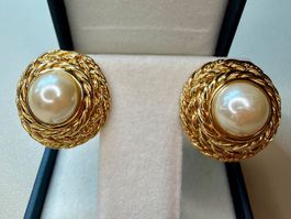 Vintage Ohrringe Clips Luxus Modeschmuck
