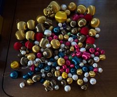 Weihnachtskugeln Set Seidenglanz bunt diverse Grössen