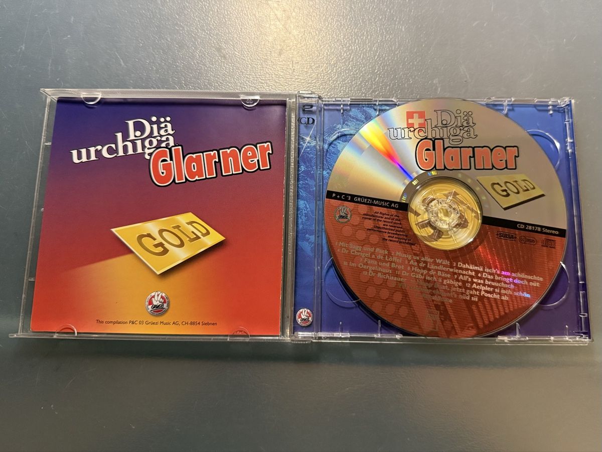 CDs: Dia urchiga Glarner - GOLD - 2 CD – Gebraucht aus Oberried Brienz von Chyara 2