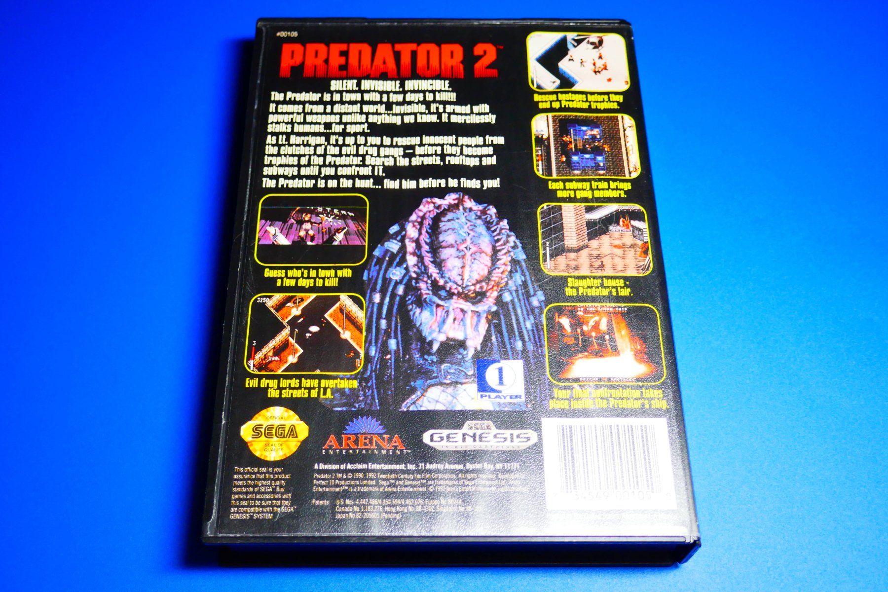 Sega Giochi: Predator 2 - Sega Genesis – Usato da Vuarrens venduto da Espace-Retro 5