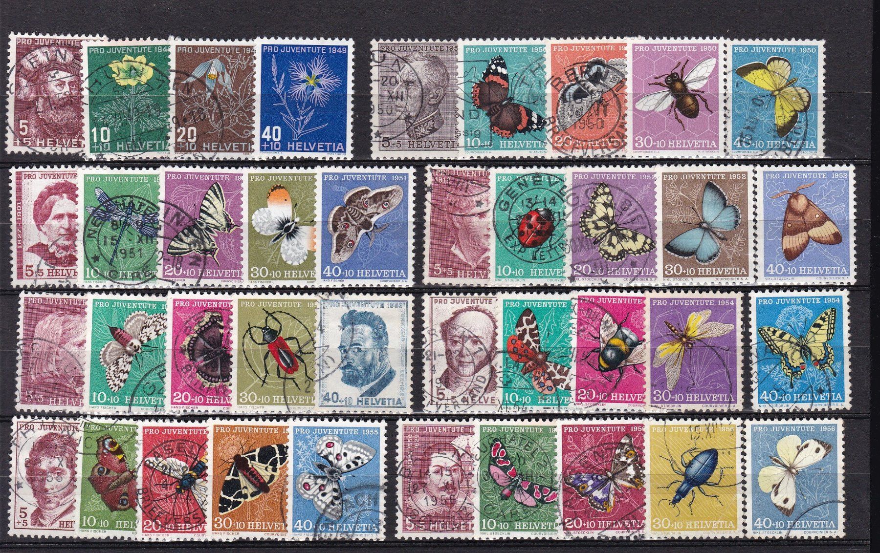 Tutti i francobolli: Pro Juventute Briefmarken Lot ab Vorläufer – Usato da Münchwilen AG venduto da Nesar 4