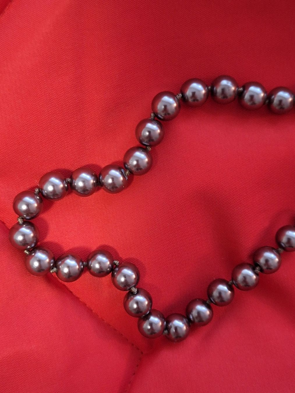 Catenine: Metallicbraune Perlen/1.30m – Nuovo e nell'imballaggio originale da Döttingen venduto da DuHaiduc 1