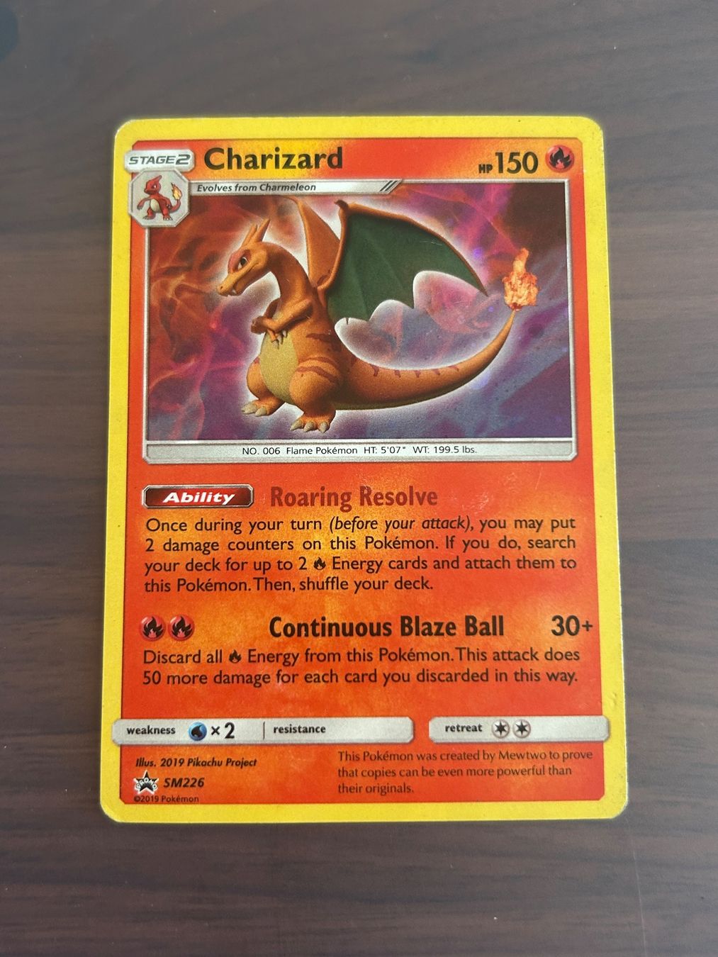 Pokémon Carte collezionabili: Charizard Promo SM226 – Usato da Winterthur venduto da Wusa01