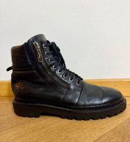 Balmain Stivali in pelle nera, taglia 43- Ottime condizioni