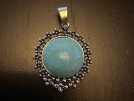 Amulett/ Anhänger mit Türkis