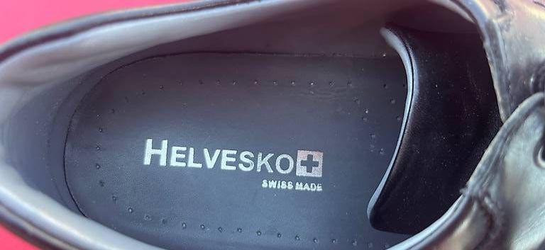 Helvesko Chaussures hommes: Halbschuhe HELVESKO Schwarz Gr. 42 – D'occasion à Urdorf par Resumasa 4
