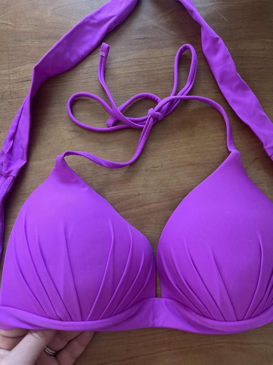 Costumi da bagno & Bikini: Purple / Pink bikini top with padding, size S, summer look – Usato da Zürich venduto da kleinesgrau