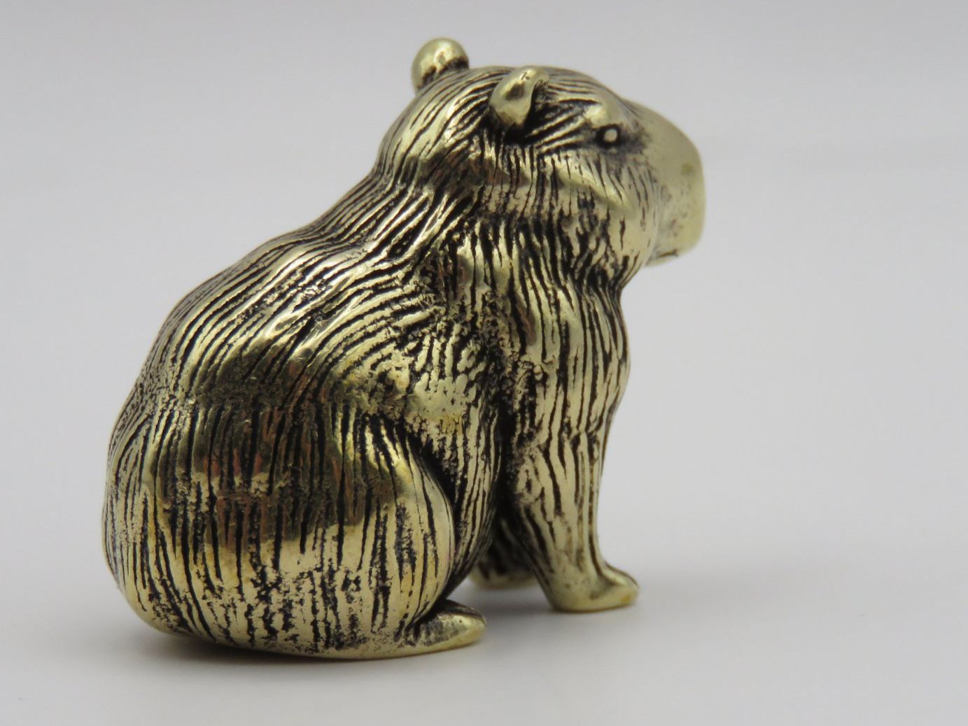 Statuette: CAPYBARA -  Messing Figur - klein aber fein - 2,5x2cm – Nuovo (secondo la descrizione) da Grenchen venduto da Yamahwildstar16 2