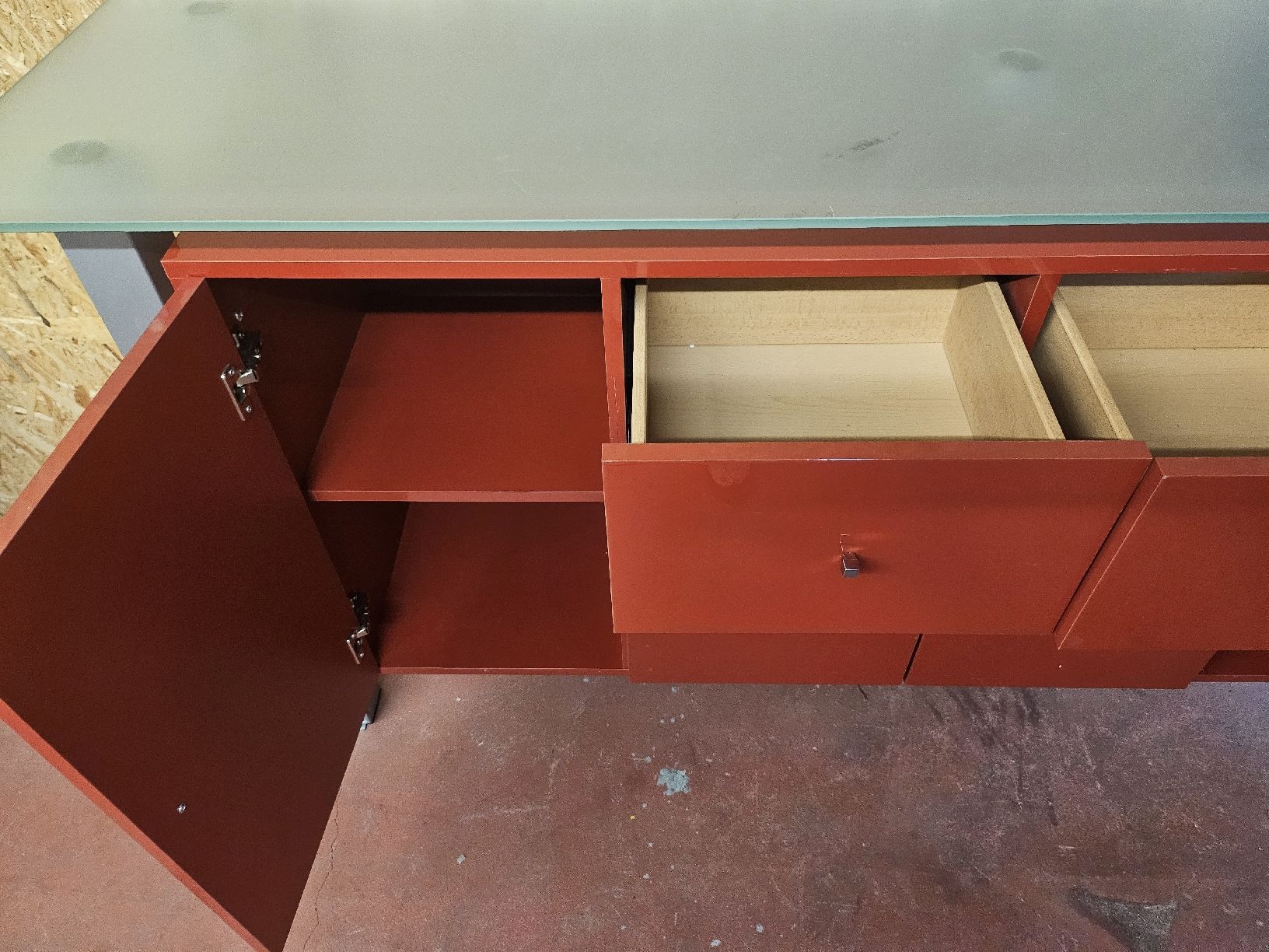 Kommoden: Sideboard Rot – Gebraucht aus Busswil BE von Topsign 2