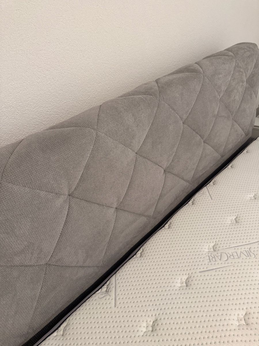 Betten: Boxspringbett grau mit topper, 180x200cm – Neu (gemäss Beschreibung) aus Zeiningen von Liva_92 3