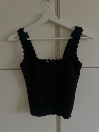 Zara Top Schwarz, Grösse S