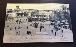 Historische Postkarte: Genf Bahnhof Cornavin Stempel 1921