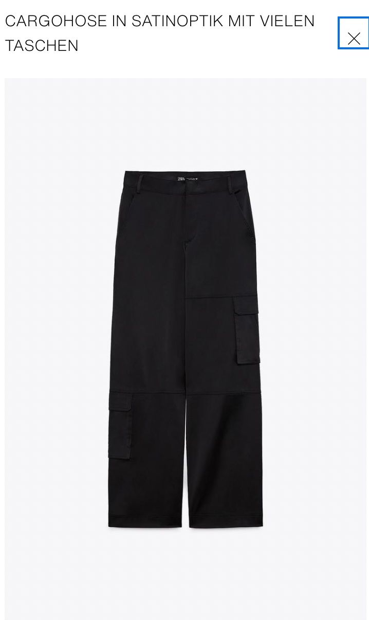 Zara Pantaloni: Schwarze Cargohose Zara – Usato da Zürich venduto da sasast