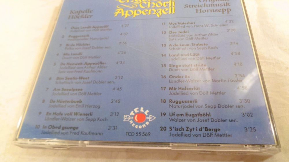 Jodel CD / Engel Chörli Appenzell / Streichmusik Kaufen auf Ricardo