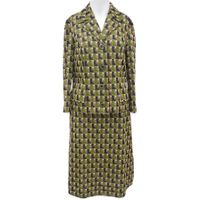 Kostüm Ensemble Gr. M/L Jersey JSA Swiss made VINTAGE 1960s