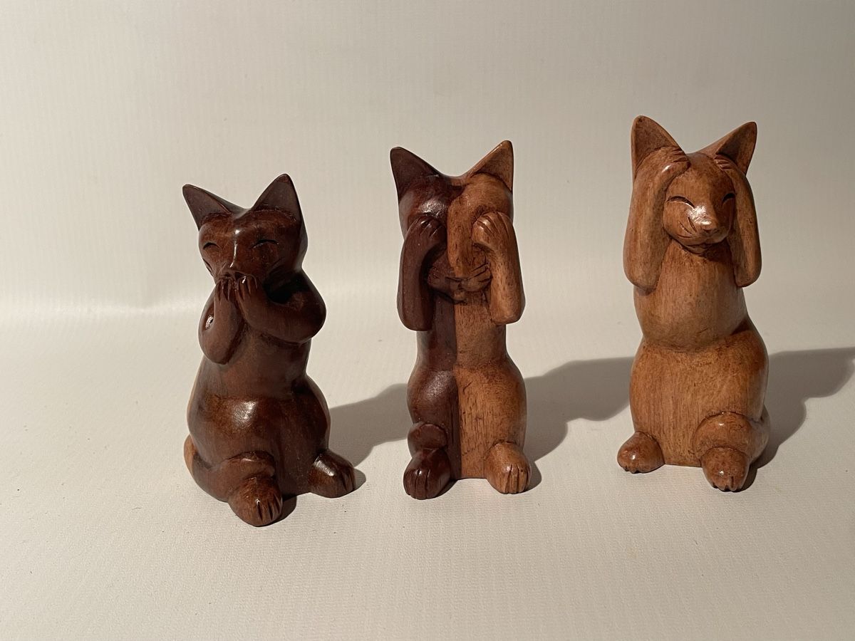 Statuette: Statues- 6 chats sculptés à la main – Nuovo (secondo la descrizione) da Renens VD venduto da sas_6vhd 5