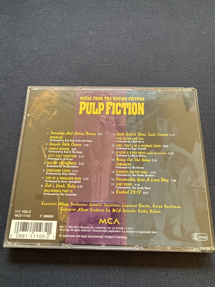 CD: Pulp Fiction Soundtrack CD - Kult-Soundtrack – Usato da Zürich venduto da thomashahn 3