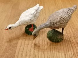 Elastolin Tierfiguren Gans paar
